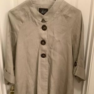 Luii Linen shirt jacket shacket Lagenlook minimalist coastal natural beach